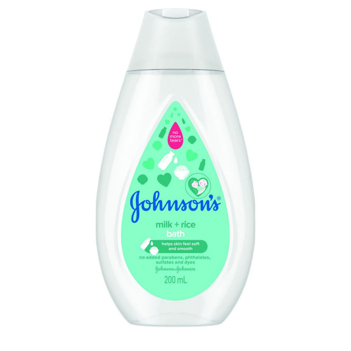 Johnsons Bath Milk   Rice 200ml