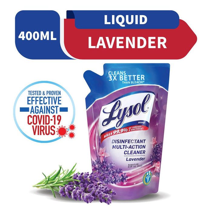 Lysol Disinfectant Multi-Action Cleaner Lavender 400ml