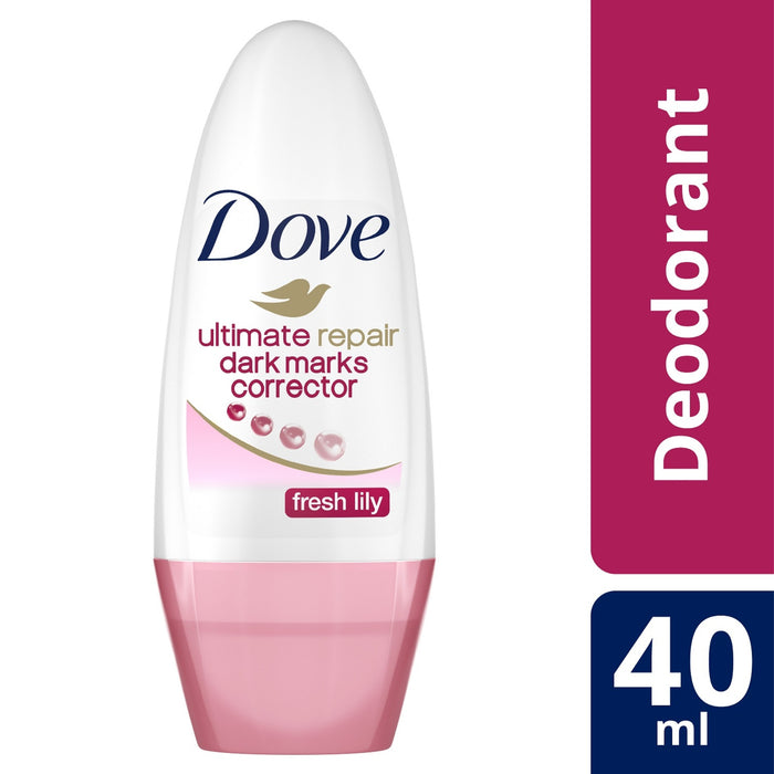 Dove Deodorant Roll On Ultimate Repair Dark Marks Corrector Fresh Lily 40ml