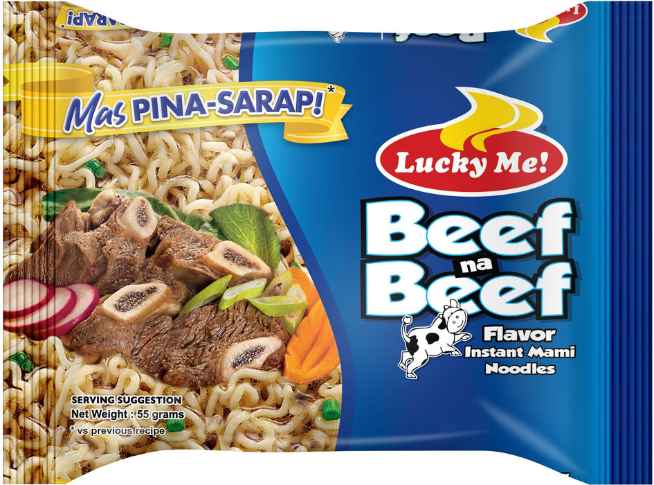 Lucky Me! Instant Noodles Beef 55g