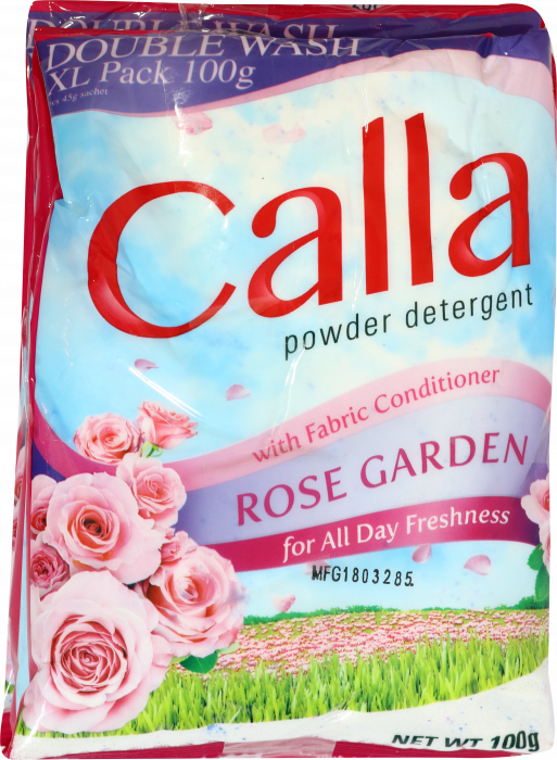 Calla Detergent Powder Fabcon Rose Garden 100g