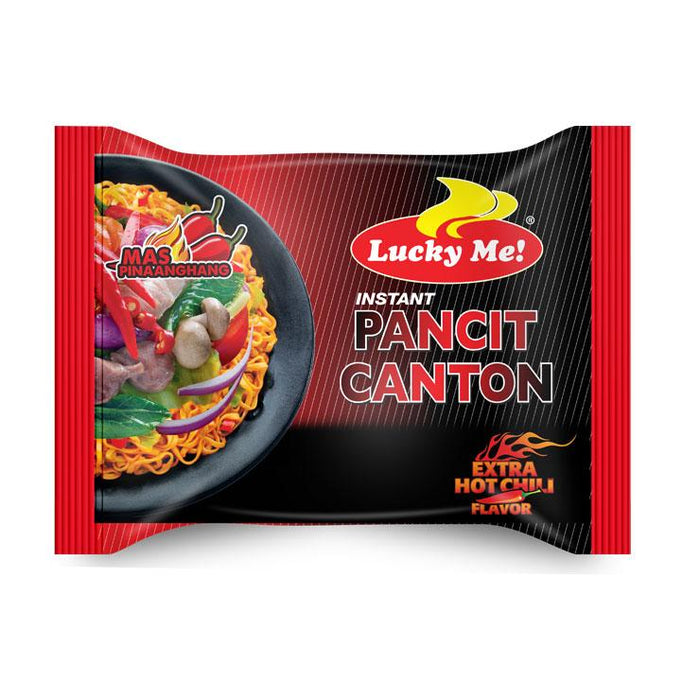 Lucky Me! Instant Pancit Canton Extra Hot Chili 80g