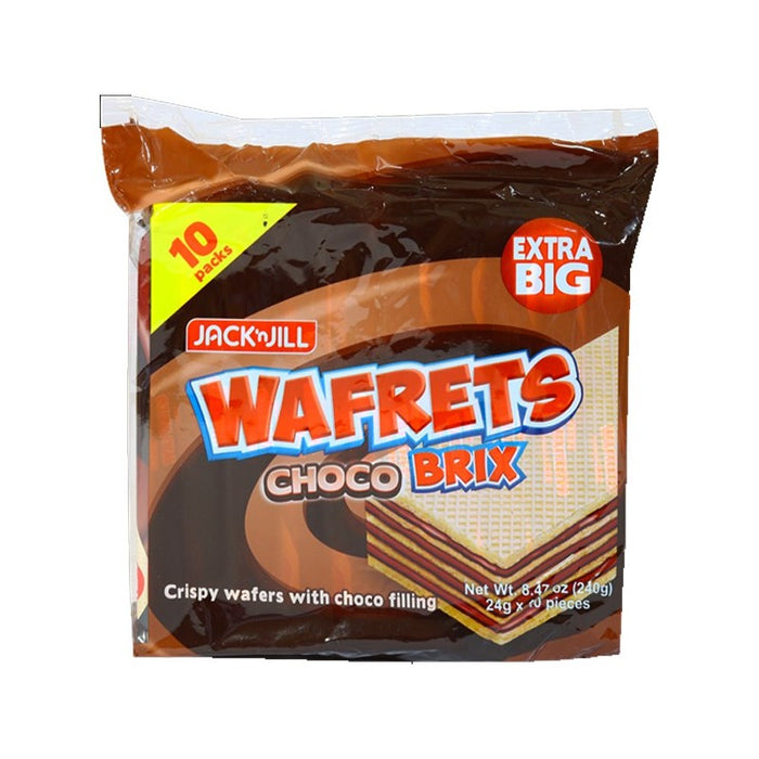 (10) Wafrets Choco Brix 10x24g