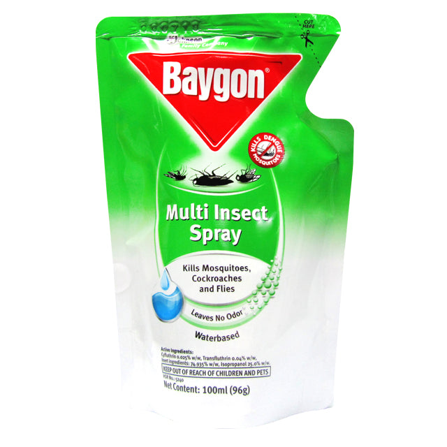 Baygon Multi Insect Killer Waterbased Refill 100ml (96g)