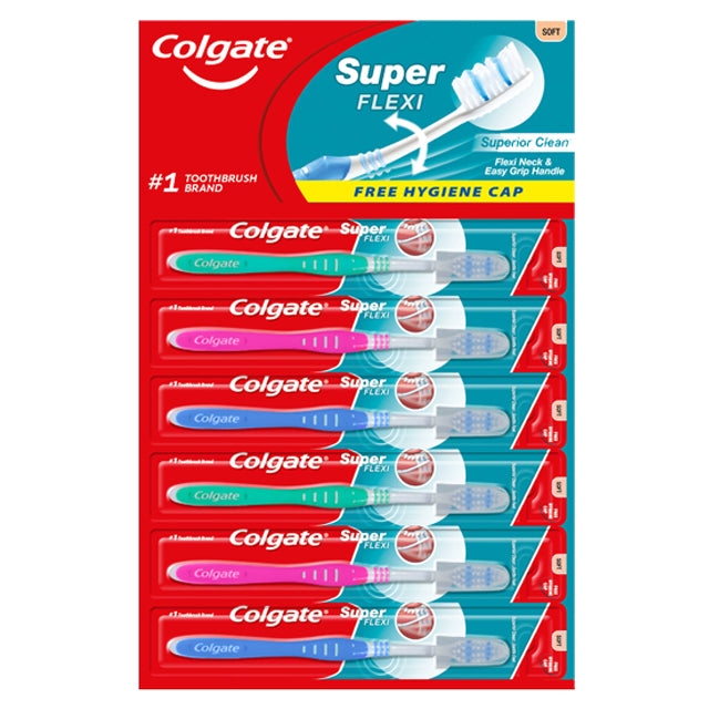 (P) Colgate Toothbrush Super Flexi 5+1