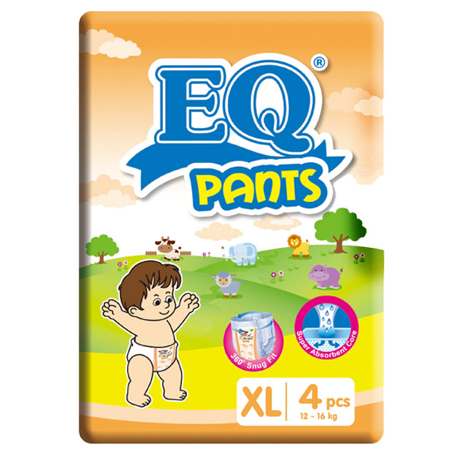 EQ Diaper Pants XL 4s