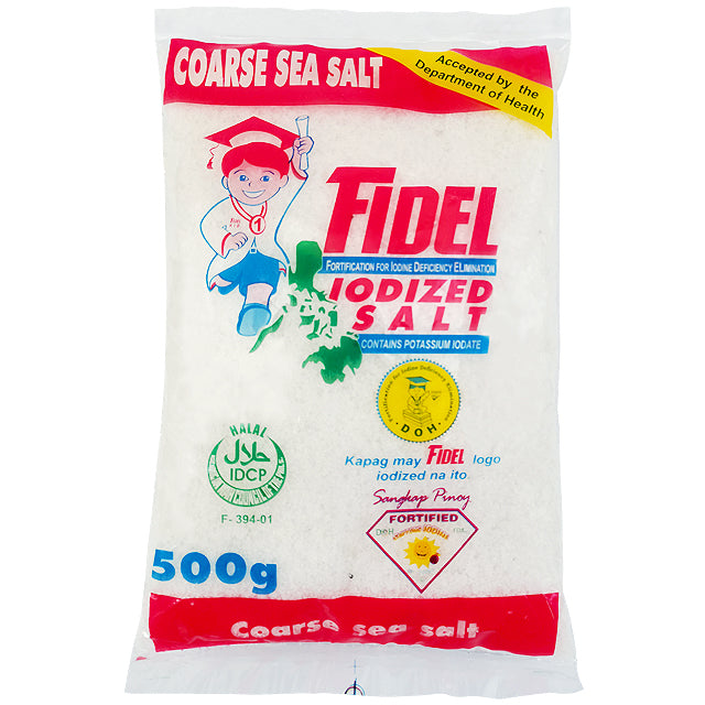 Fidel Iodized Salt Coarse 500g