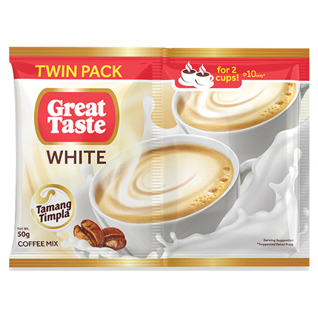 (10) Great Taste White Twin Pack 10x50g