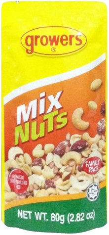 Growers Mix Nuts 80g