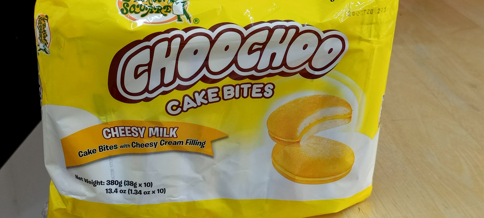 Lemon Square Choochoo Cake Bites Cheesy Milk 10x38g