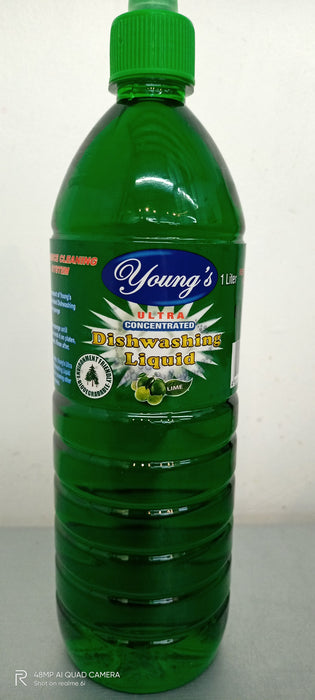 Young’s Dishwashing Liquid Lime 1000ml