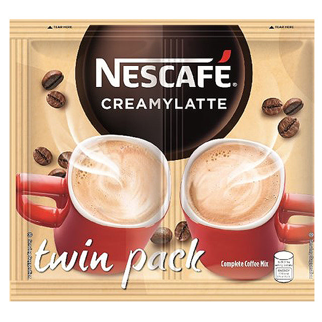 (10) Nescafe Coffee 3-in-1 Creamy Latte Twin Pack 55g
