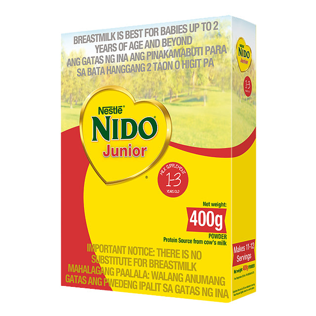 Nido JR. Growing Up Milk 1-3YRS 400g