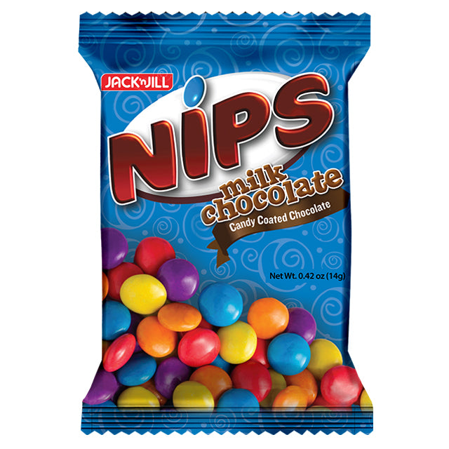 (12) Nips Milk Chocolate Ties 12x14g