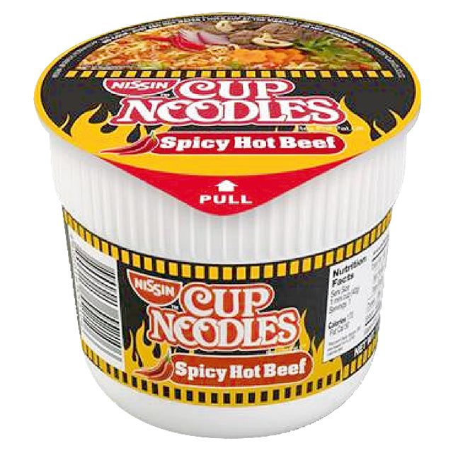 Nissin Mini Cup Noodles Spicy Hot Beef 40g