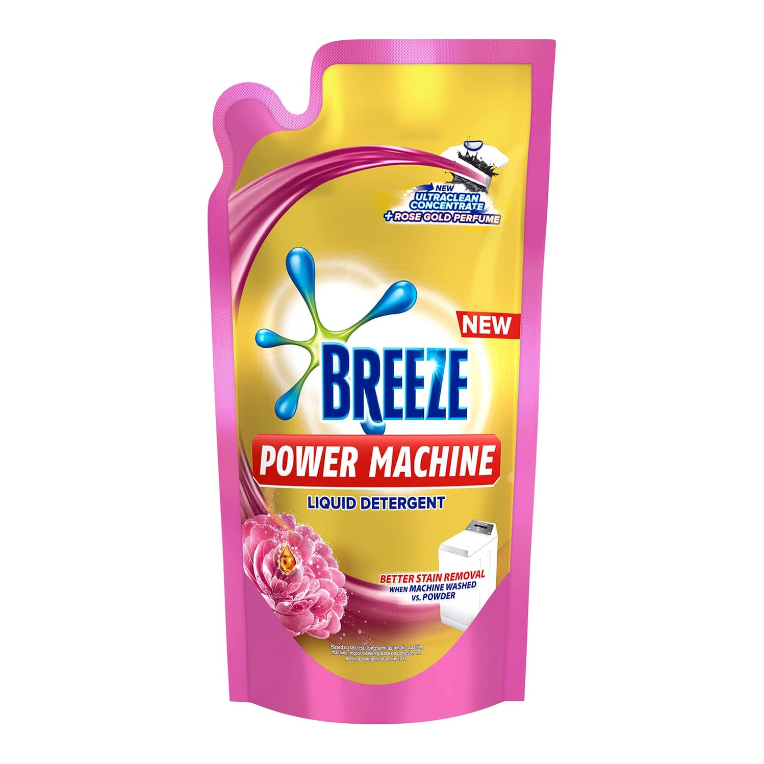 Breeze Rose Gold Powmac Liquid 650ml