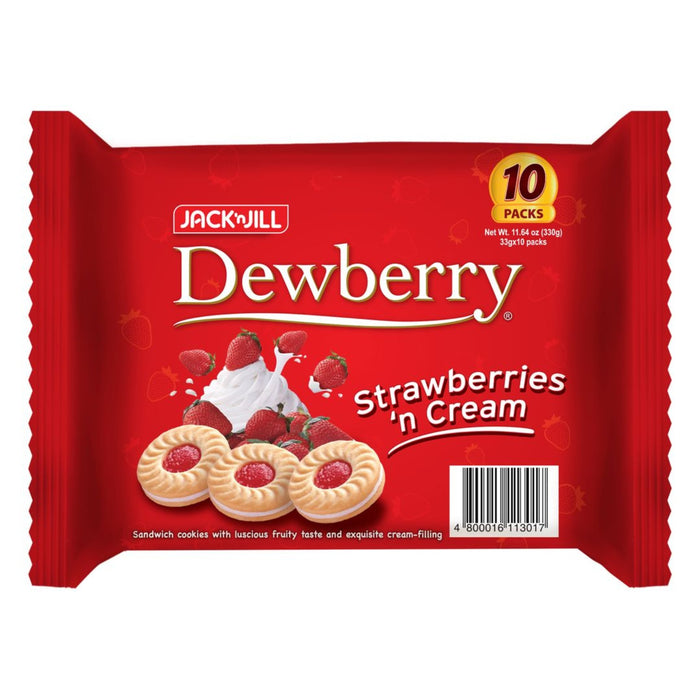 Dewberry Strawberries ‘n Cream 10x33g