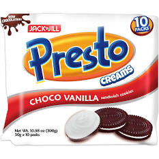 (10) Presto Creams Vanilla 10x30g