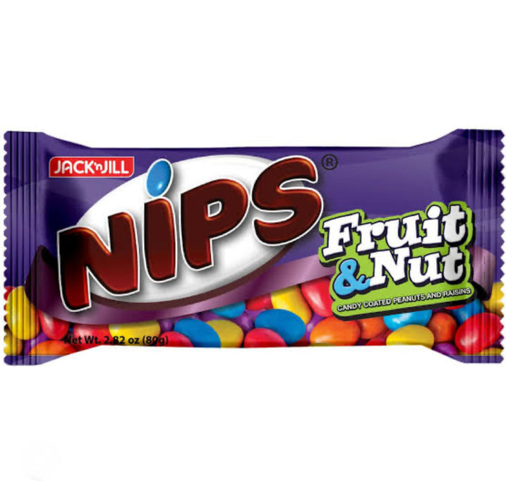 (12) Nips Fruit & Nut (SB) 80gx12