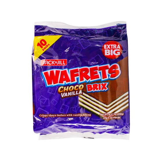 (10) Wafrets Choco Vanilla Brix 10x24g