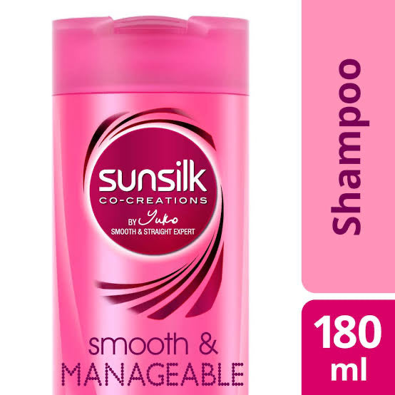 Sunsilk Shampoo Smooth and Manageable (Pink) 180ml