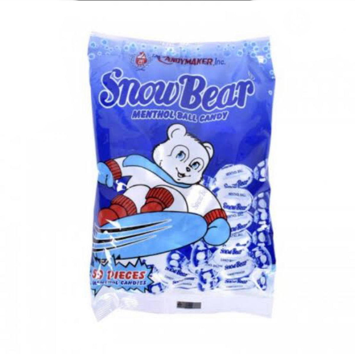 Snow Bear menthol candy 50x4.6g