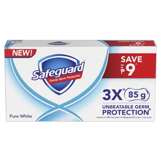 Safeguard Pure White 3s 85g