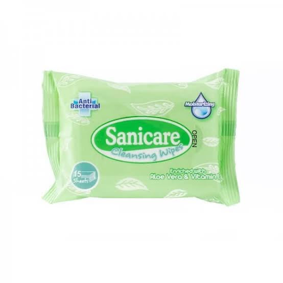 Sanicare Wipes Cleansing 15’s