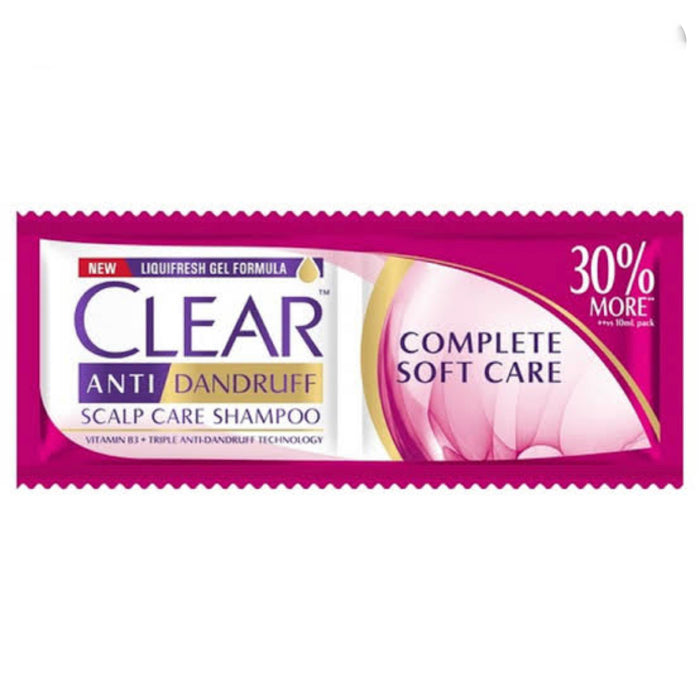 (12) Clear Shampoo Complete Soft Care 12x13ml