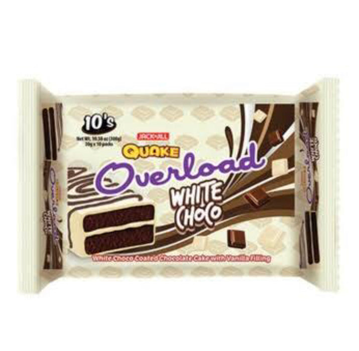 Quake Overload White Choco  10x30g