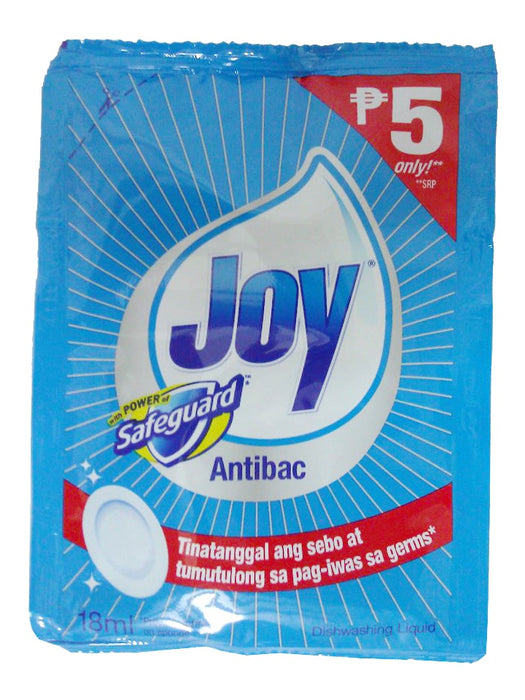 (P) Joy Dishwashing Liquid Antibac 17ml 6+1