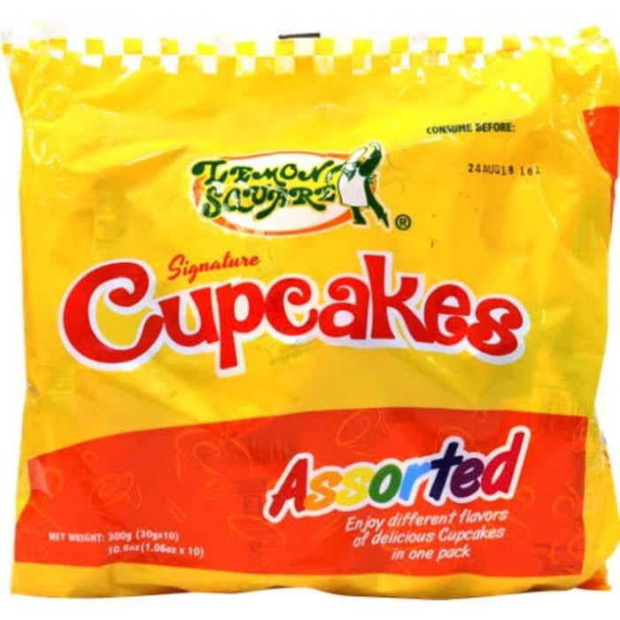 Lemon Square Cupcake Assorted 10x30g