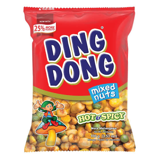 Ding dong Hot and Spicy 100g