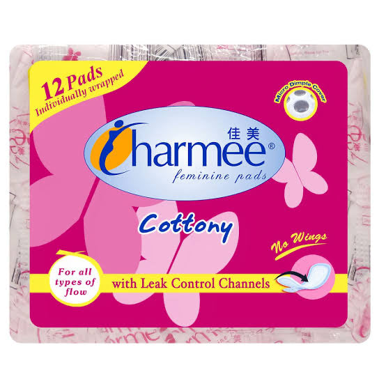 Charmee Sanitary Napkin All Flow Non-Wing 12's — .