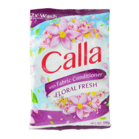 Calla Detergent Powder Fabcon Floral Fresh 100g