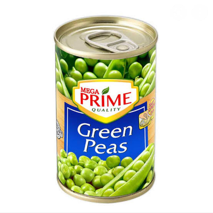 Mega Prime Green Peas 155g