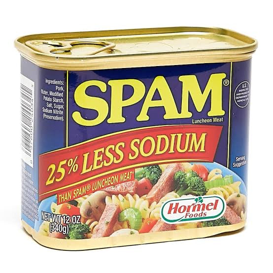 Spam 25% Less Sodium 340g