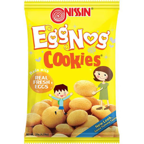 Nissin Eggnog Cookies 130g