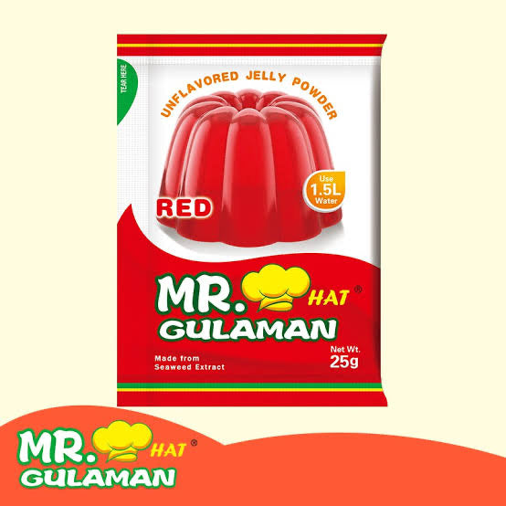 Mr. Hat Gulaman Powder Red 25g