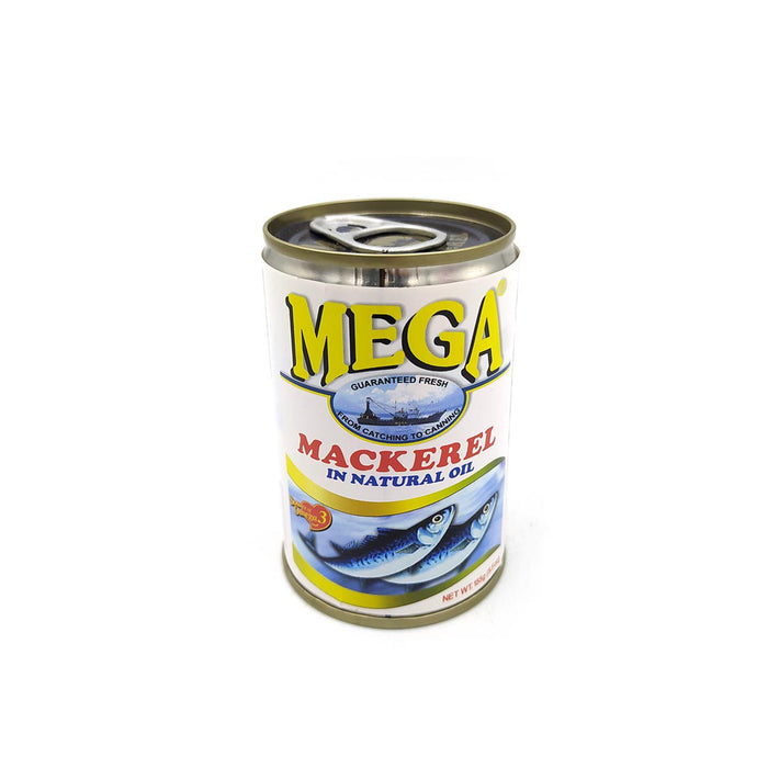 Mega Mackerel in Natural Oil 155g