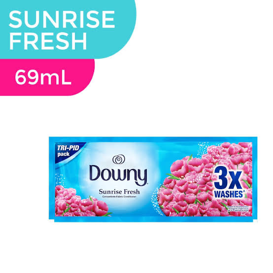 (P) Downy Fabcon Sunrise Fresh 3Pid 66ml 6+1